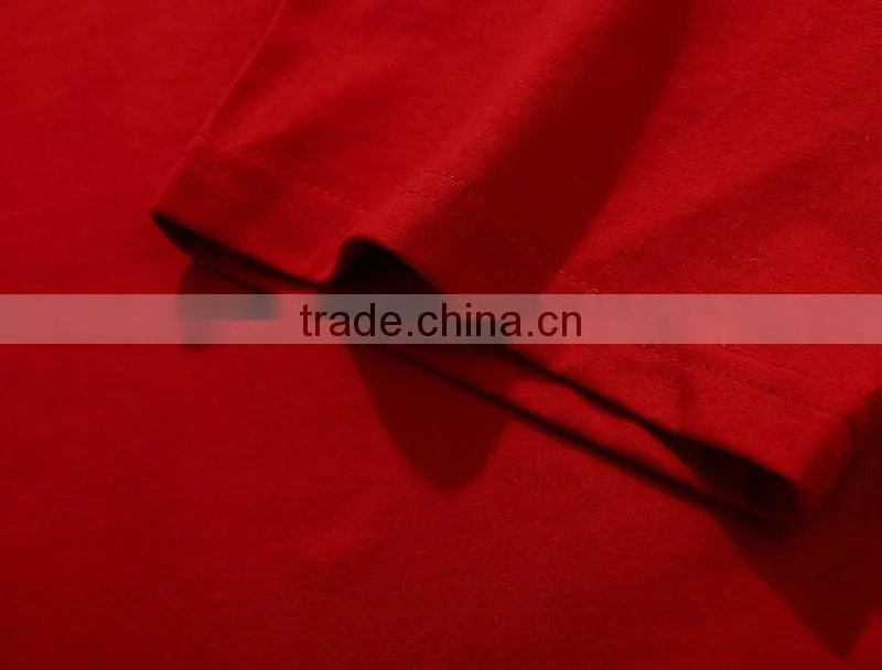 Wholesale Cheap Red Colour Print Couple T- Shirt