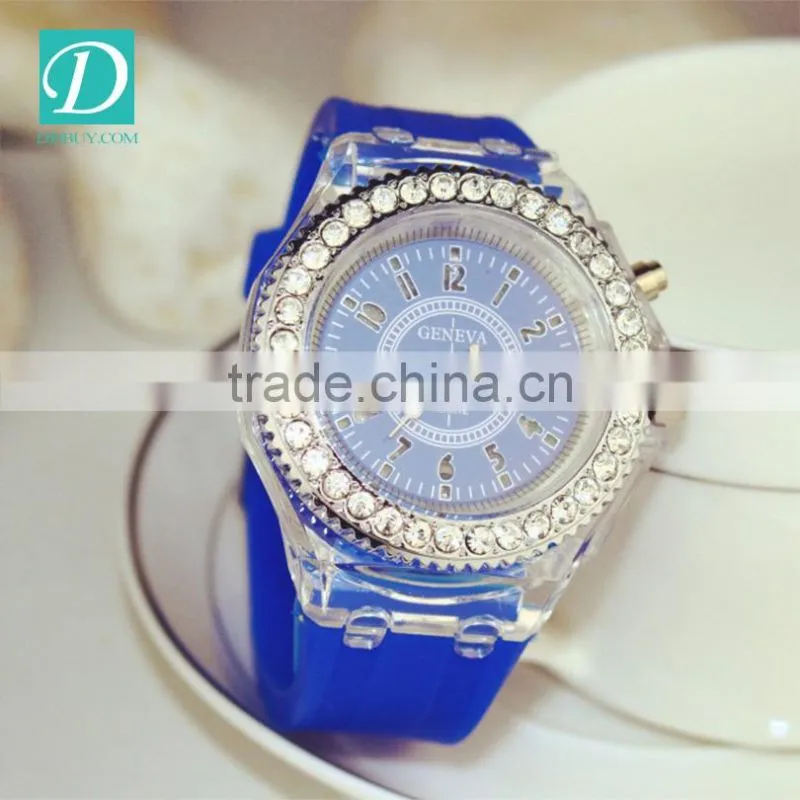 Hot Sale 6 Colors Casual Lady Girl Silicone Quartz Watches Best Gift