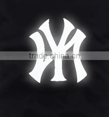 heat-transfer refective logos be heated on t-shirt