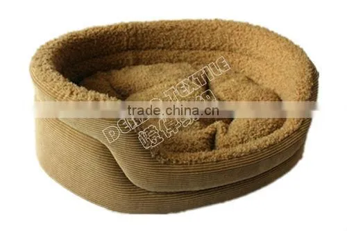 Corduroy dog bed