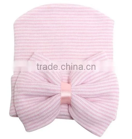 2016 new design soft touch knittng baby hat