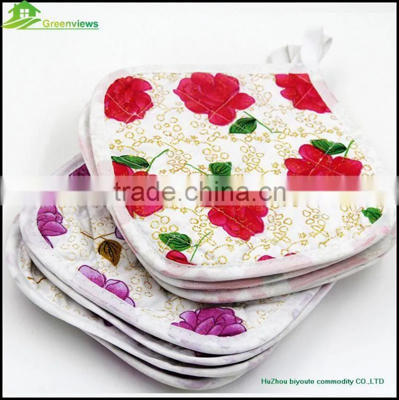 Kitchen Plain Pot Holder Custom silicone holder Heat Insulation rubber hot pot mat