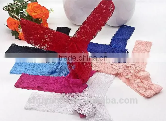 in stock new design lace sexy girls thongs
