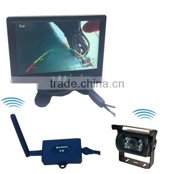 Truck and bus parking sensor with wireless camera,wireless parking system