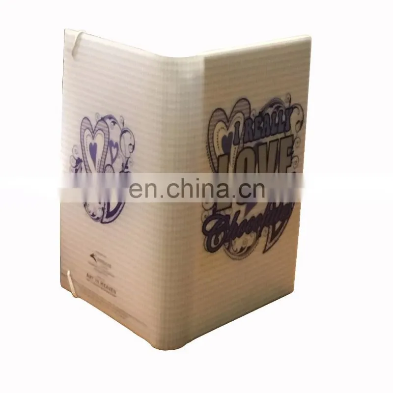 2017 Custom LED Lighting Up Diary/Notebook With Fiber Optic