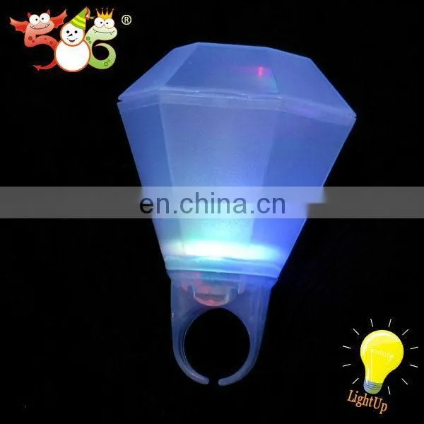 Cheap top quality shot glasses ring light up LED bachelorette party supplies