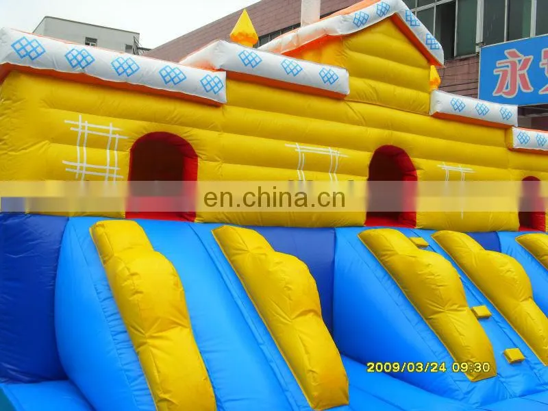HI Kids Fun City Inflatable Playground Outdoor Gym Playground Equipment Inflatable Fun City