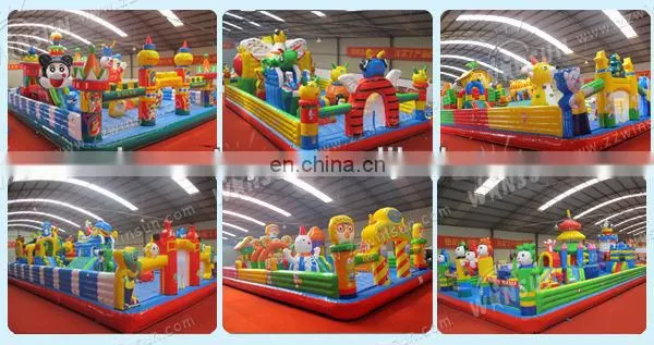 outdoor interesting kids inflatable attractions amusement park sale
