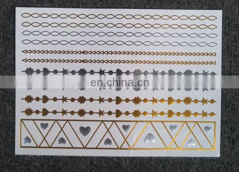 New design Self Adhesive Tattoo Stencils Designs
