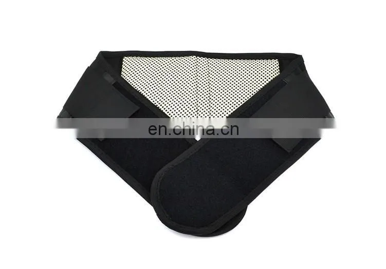 Portable Adjustable Elastic Infrared Self-heating Magnetic Therapy Back Waist Support Lumbar Brace Belt Double Pull Strap Lower
