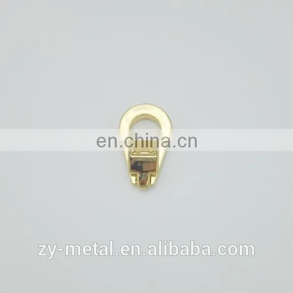 Good quality fashion locking zipper head metal zipper slider for bag