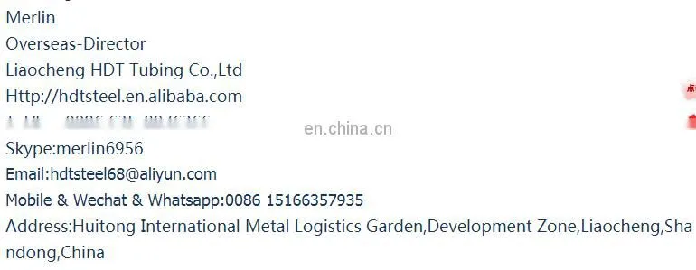 Competitive Price Square Steel Pipe China Supplier