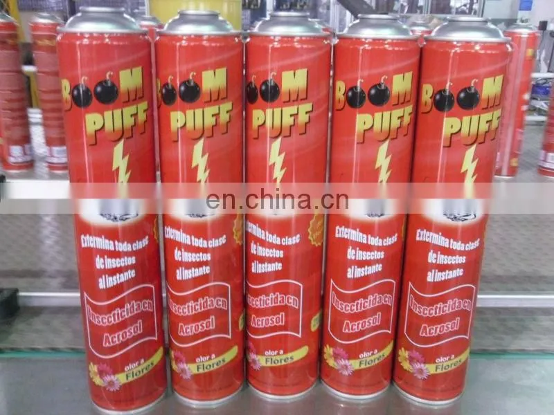 5 color CMYK printing packaging boxes tin cans empty aerosol cans
