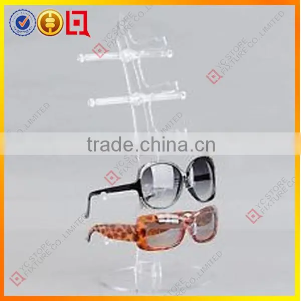 2016Fashion high quality acrylic sunglasses display rack