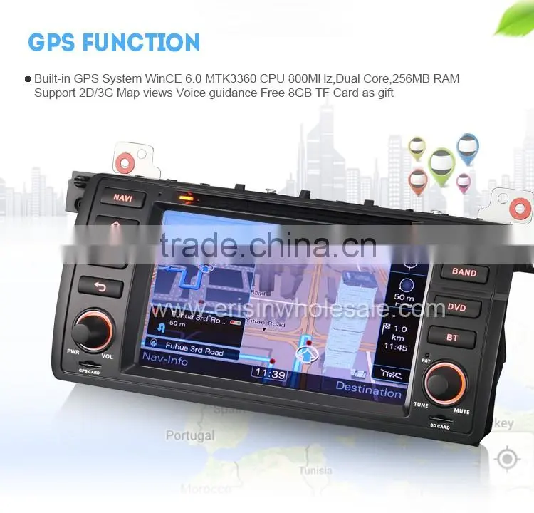 Erisin ES7146B 7" 1 Din Touch Screen Auto Car DVD for 3er E46 M3