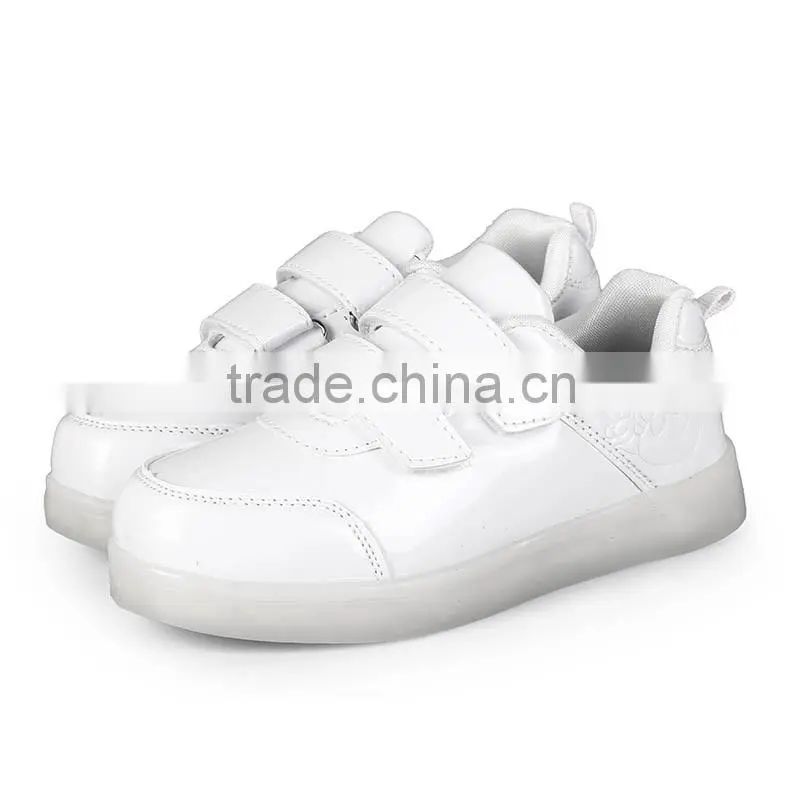 Factory wholesale LED luminous shoes for kids light up shoes