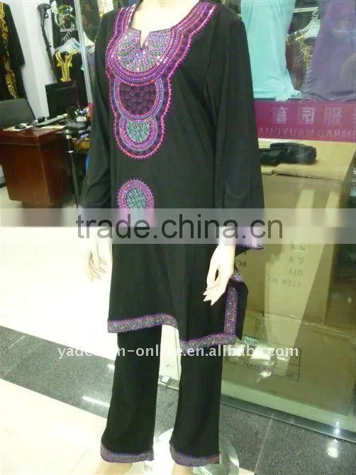 C212 Stylish beautiful muslim abaya