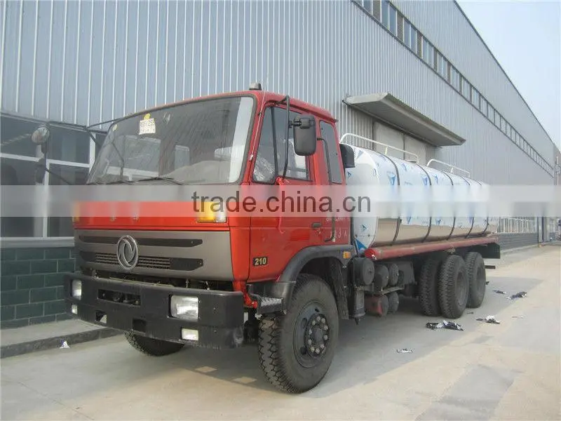 20000liters Dongfeng Stainless Steel Portable Water Tank Truck