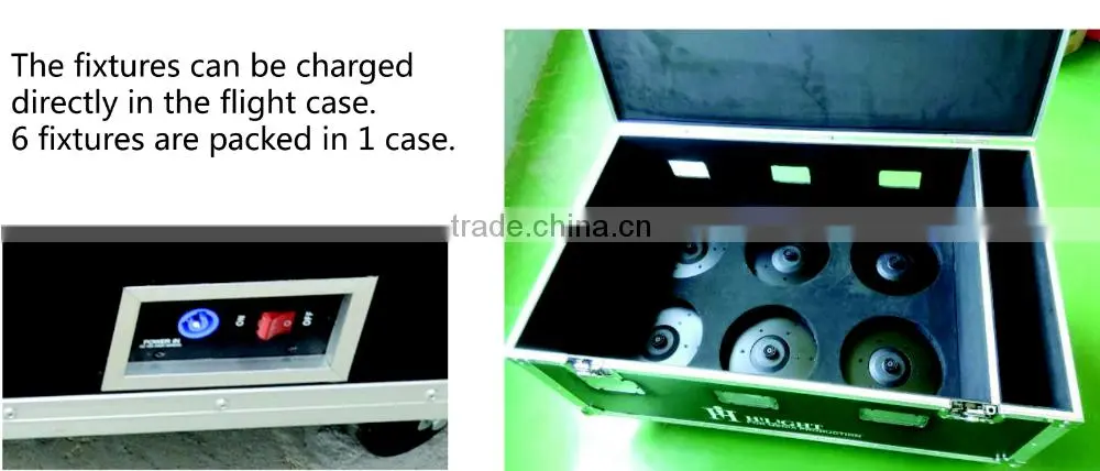Wireless Battery Powered 4pcs *10w RGBW four in one led par light