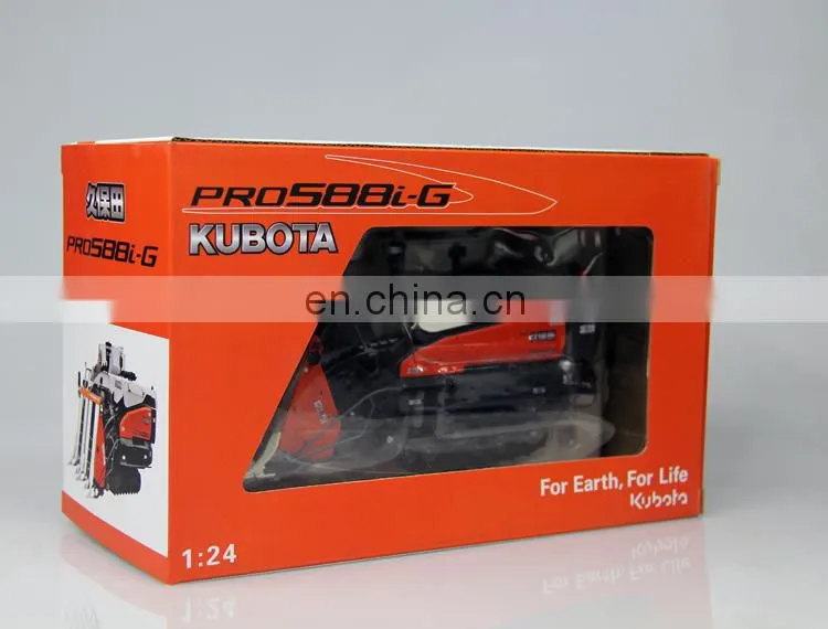 China kubota 588I-G crawler harvester model toy for children