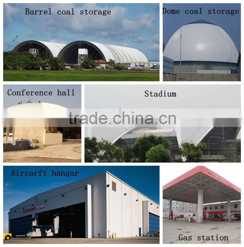 China long span light steel space frame airport terminal