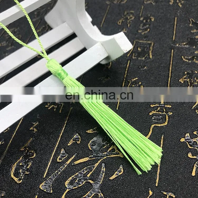 Polyester Silk Tassel Fringe 13cm Cotton Tassels Trim For Sewing Curtains Accessories