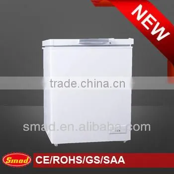 138L glass door freezer ice cream freezer display freezer