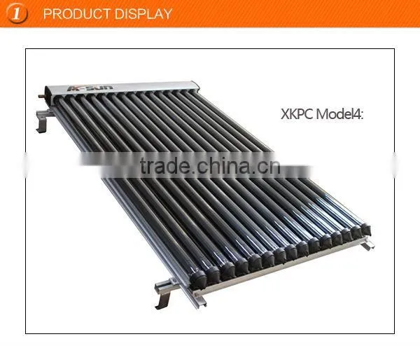 TOP 10 solar collector company in Haining produce vaccum tube Heat pipe solar collector