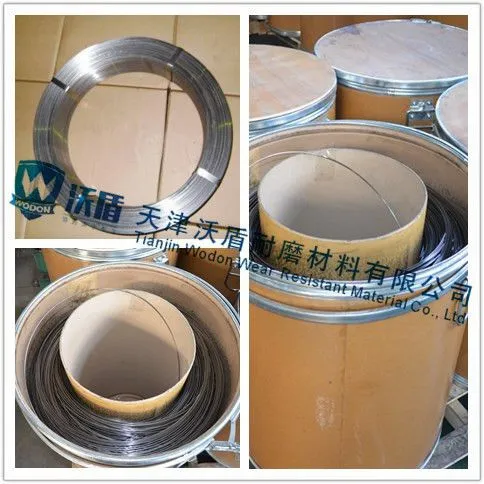 chromium carbide flux core wire for surface welding wear plate