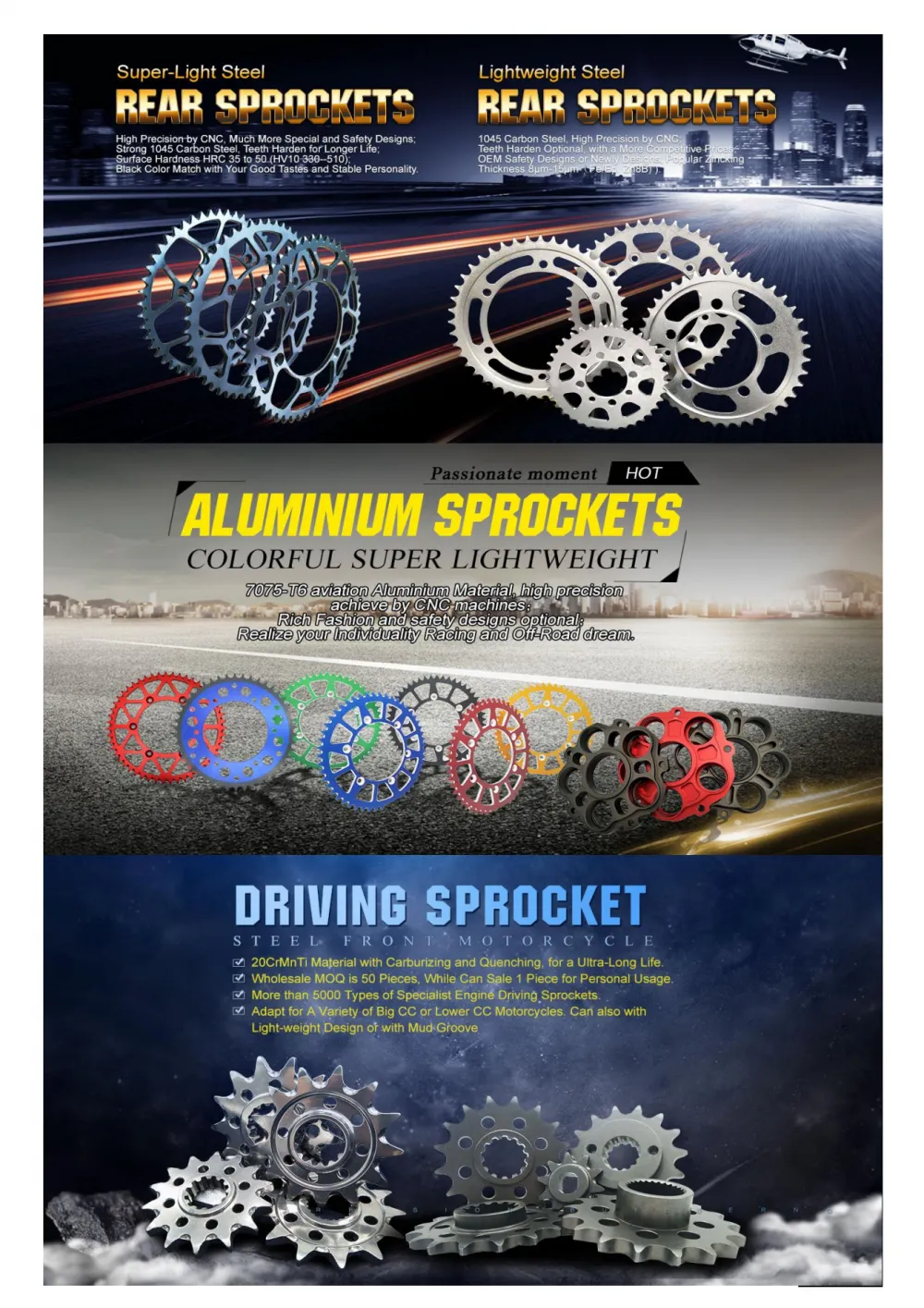 WLJF sprockets Co,LTD. A very good motorcycle manufacture from Chongqing China