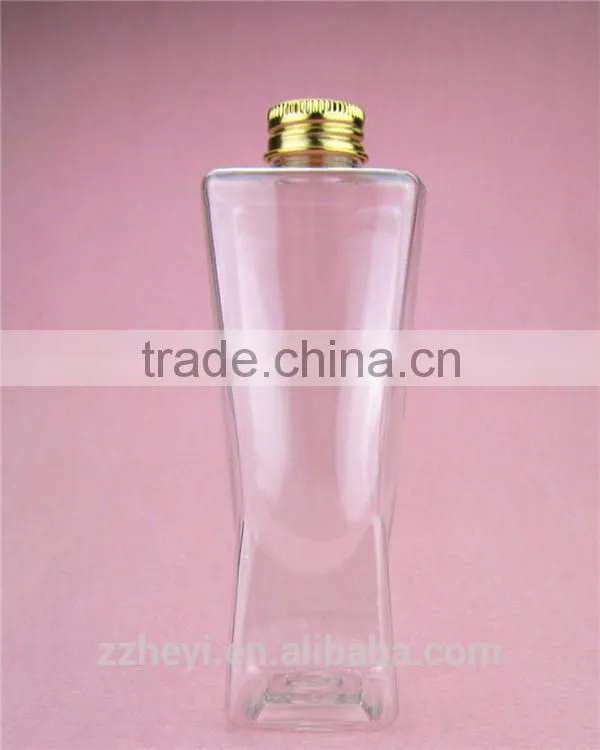 8oz 250ml clear square plastic lotion bottle empty for sale