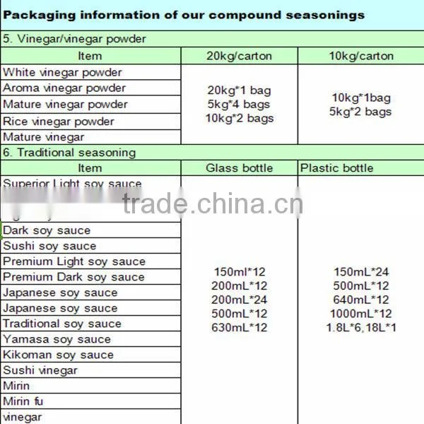 HALAL kikkoman natural fermented soy sauce powder