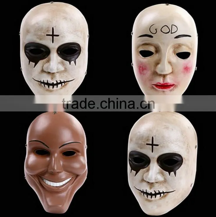 2015 Newest The Purge Movie theme Halloween resin mask party mask theme party mask