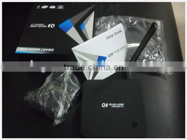 The Latest! Support 500MP Camera Android TV Box Q8 ele Android TV box