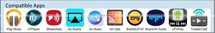 Wireless music box for IOS/Android Wifi receiver music equipment support DLNA/Airplay