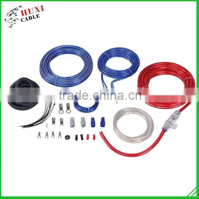 Haiyan Huxi Professional Manufacturer Audio Amp Car Amplifier Wiring Kit