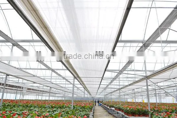 greenhouse light deprivation blackout shading system