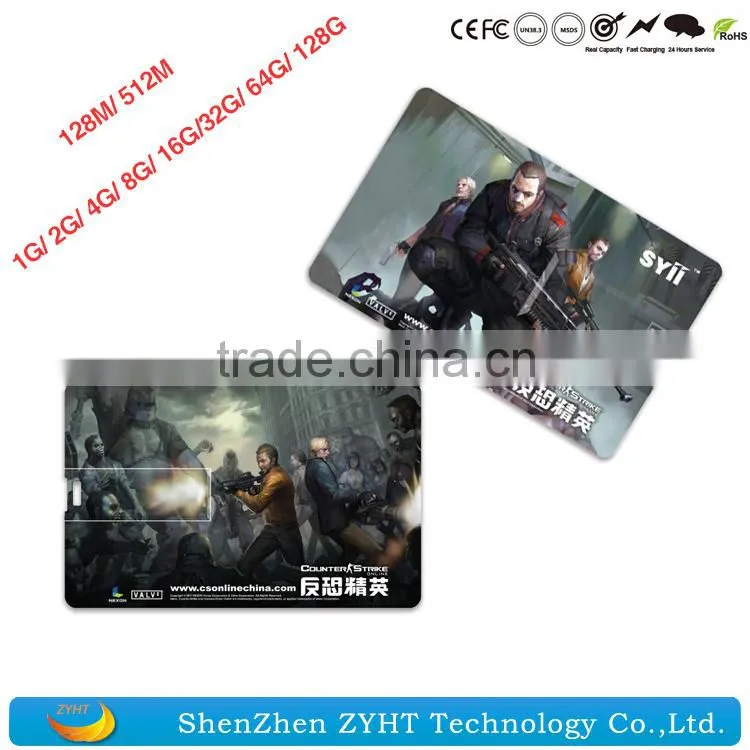 USB 2.0 custom Business Card free sample usb flash drive