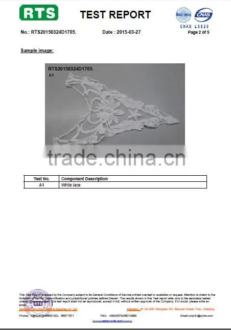 nice design textronic lace trimming
