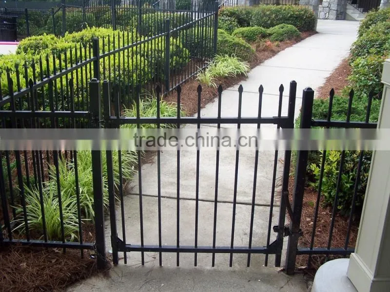 Used Auburn Concealed Fastener Wrought Iron Fence for Sale