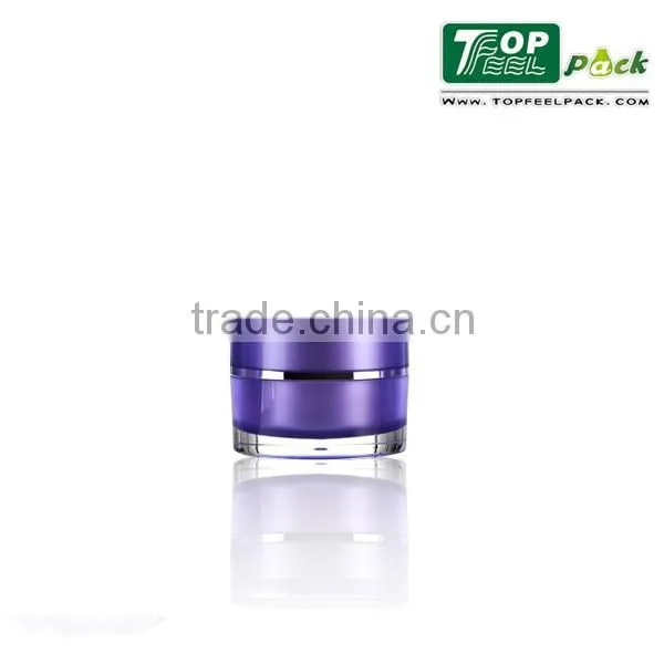 Beauty Packaging Container, Cosmetic Round Shape Empty Plastic Cream Jar
