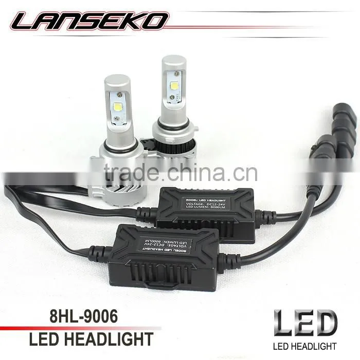 Car accessories G8 led headlight DC12V/24v 6000LM 40W motor led headlight use Aviation aluminium 6063