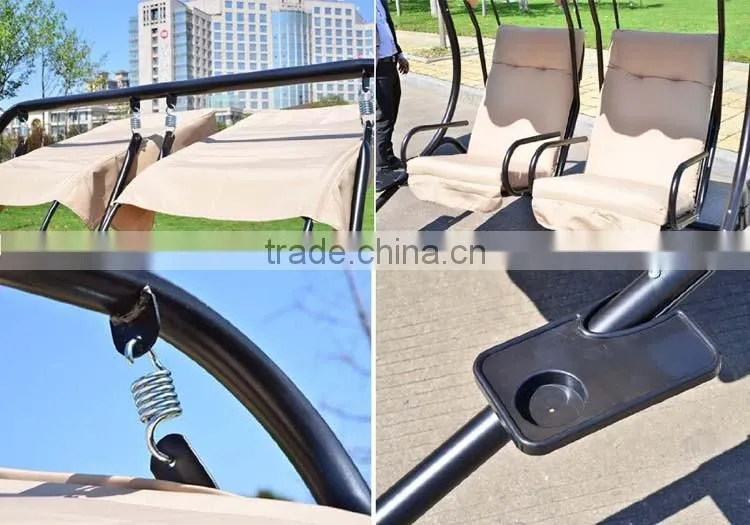 Outsunny Outdoor Garden Patio Covered Double Two Seat Balcony Swing Chair