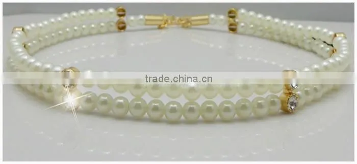 Newest Casual Trend Beautiful Belt ,Fashion Lady's Woven Rhinestones Pearl Belt