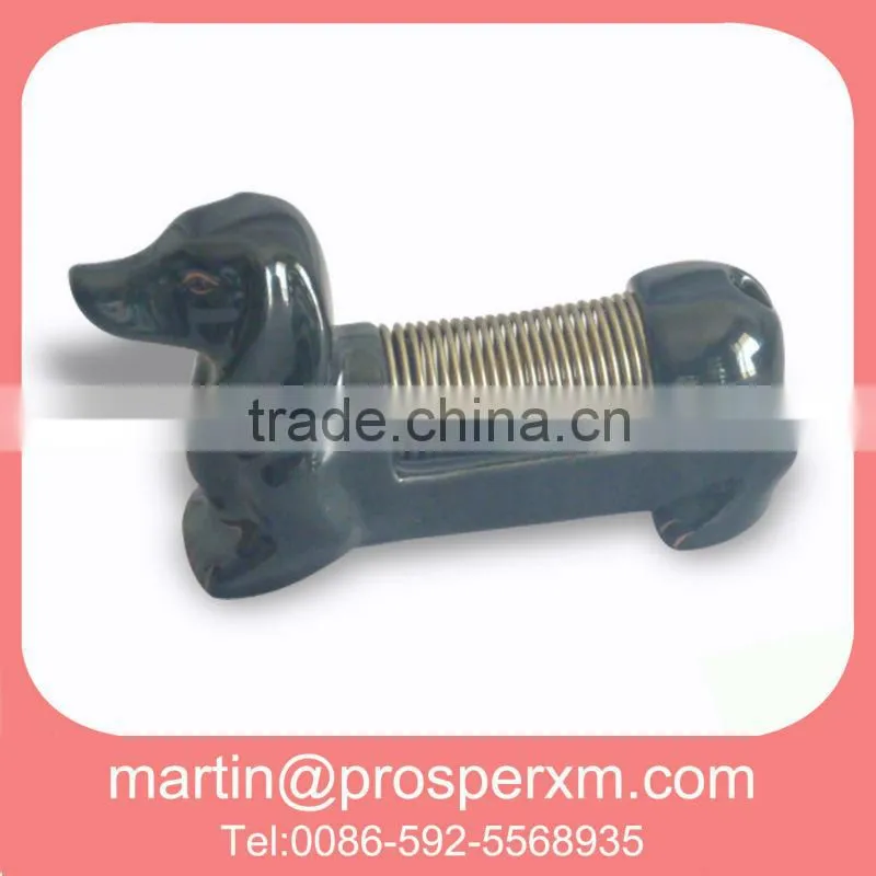 Ceramic name card holder is dog