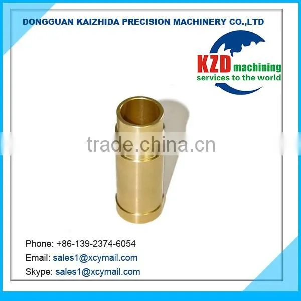 Customized Turning Mild hollow brass thread rod