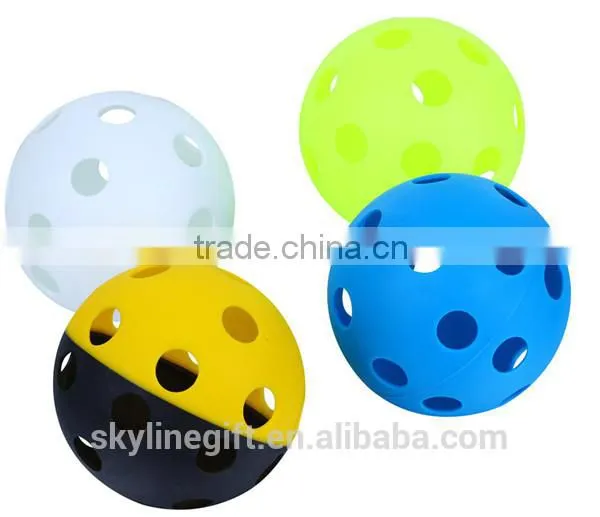 Colorful sports OEM wiffle ball, plastic wiffle ball for sale