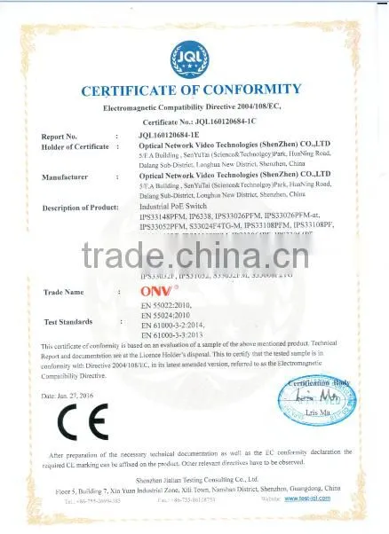 10/100/1000M PoE Extender analong coaxial converter with POE function