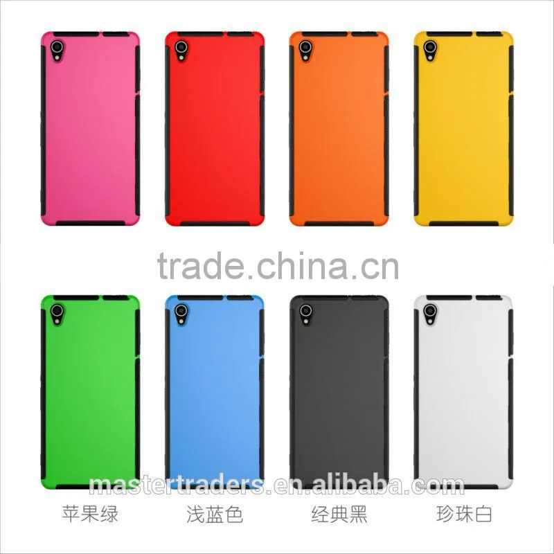 Cheap Waterproof Dirtproof Shockproof Hard PC Case For Sony Z3 With PET Cover MT-3726