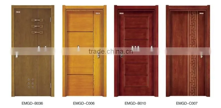 factory manufacturer China flat solid wood door interior